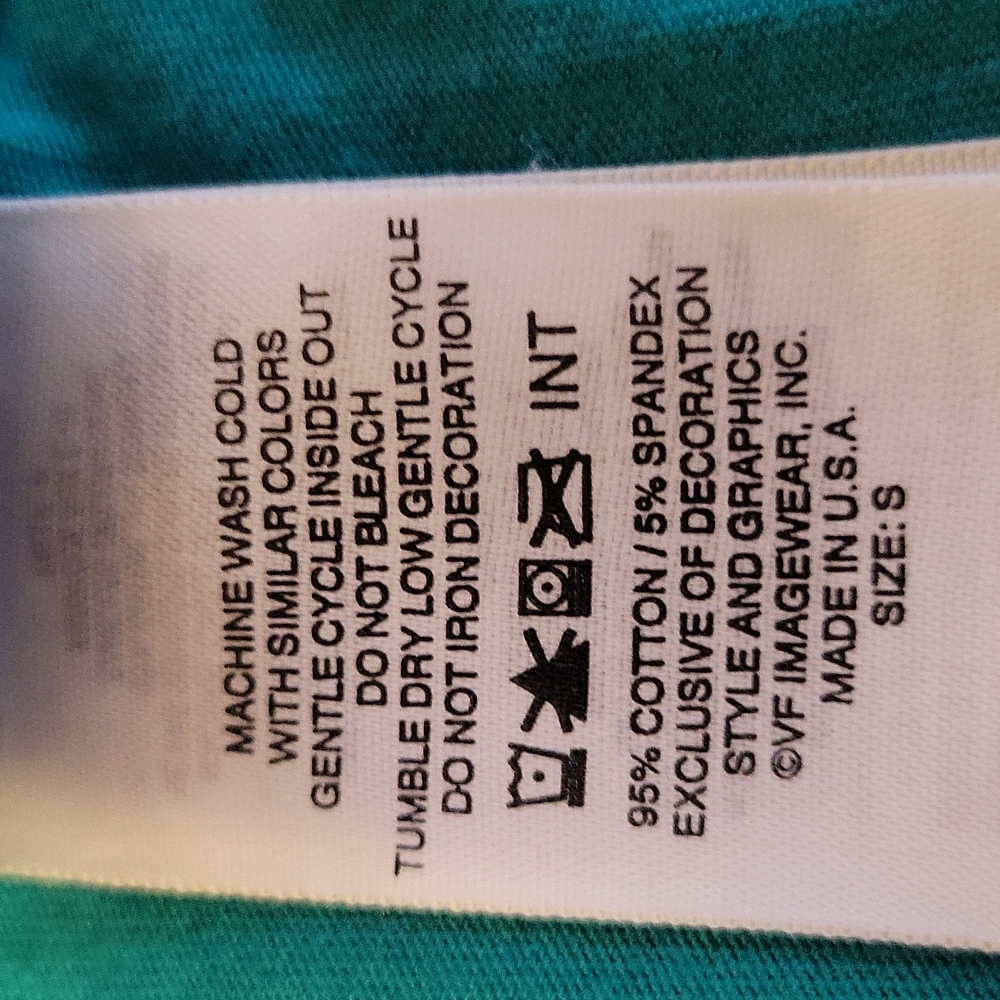 Harley Davidson Aruba Sparkly Snakeskin Print Teal Tank Top Size S - Picture 4 of 5
